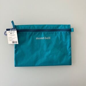 Mont-bell Light Paper Pouch M 1123677 Teal New With Tag
